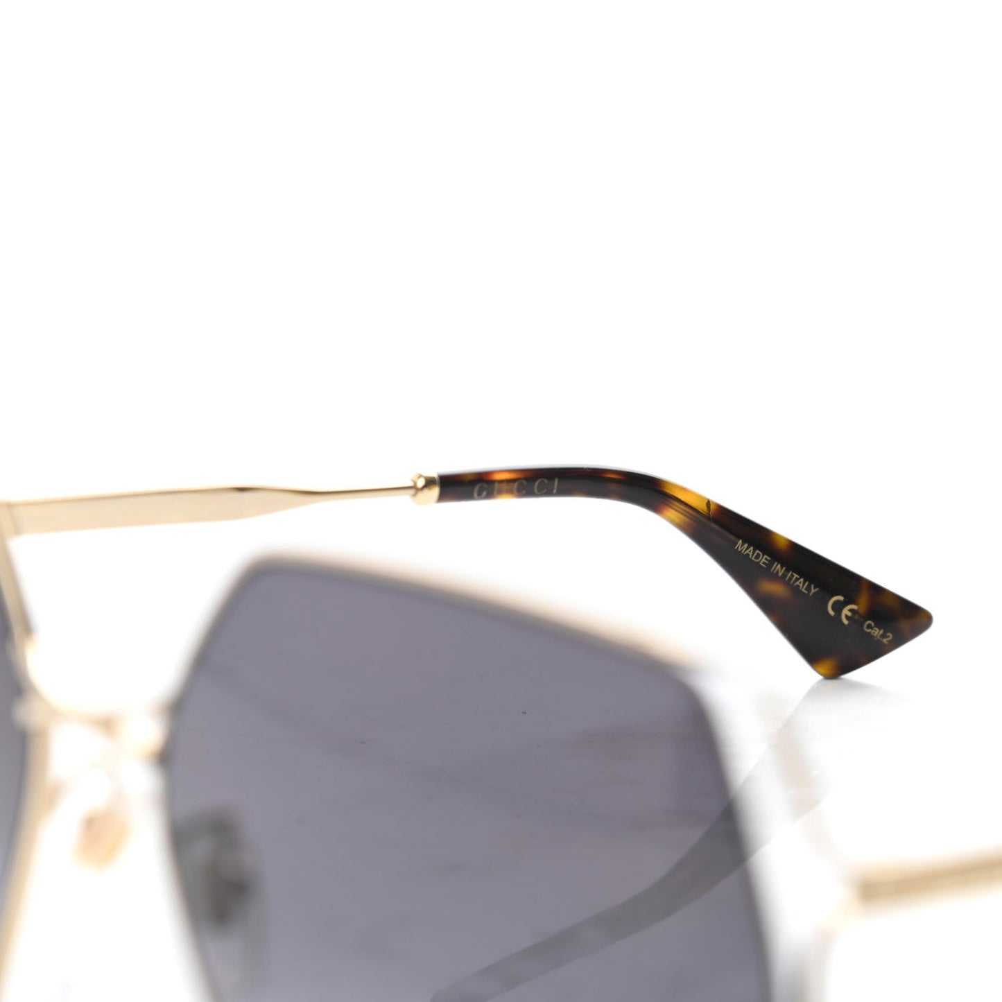 Oversized Sunglasses GG0817S Gold