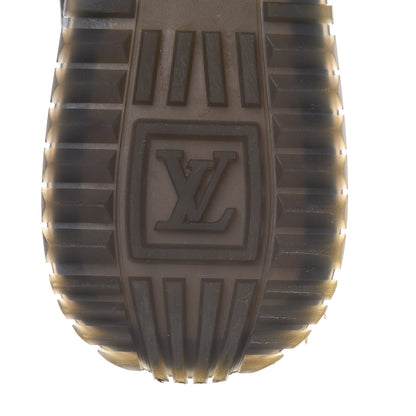 Louis Vuitton Calfskin Run Away Sneakers 37.5 Black 6 of 11