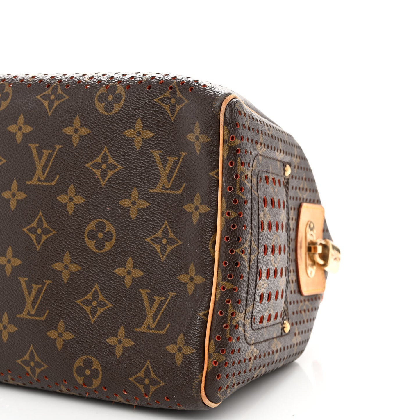 Monogram Perforated Speedy 30 Orange