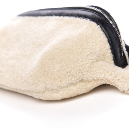 Saint Laurent Shearling Belt Bag Beige 8 of 8