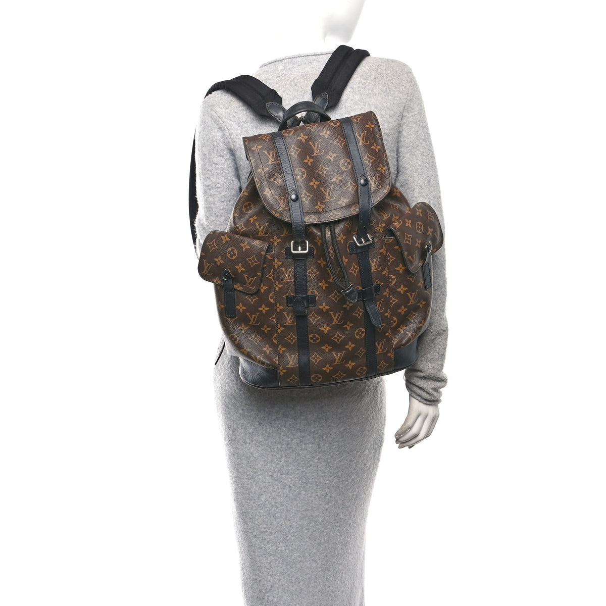 Louis Vuitton Christopher MM Backpack Monogram Macassar Christopher MM Monogram Macassar Canvas - Gifts for Him  main image 3