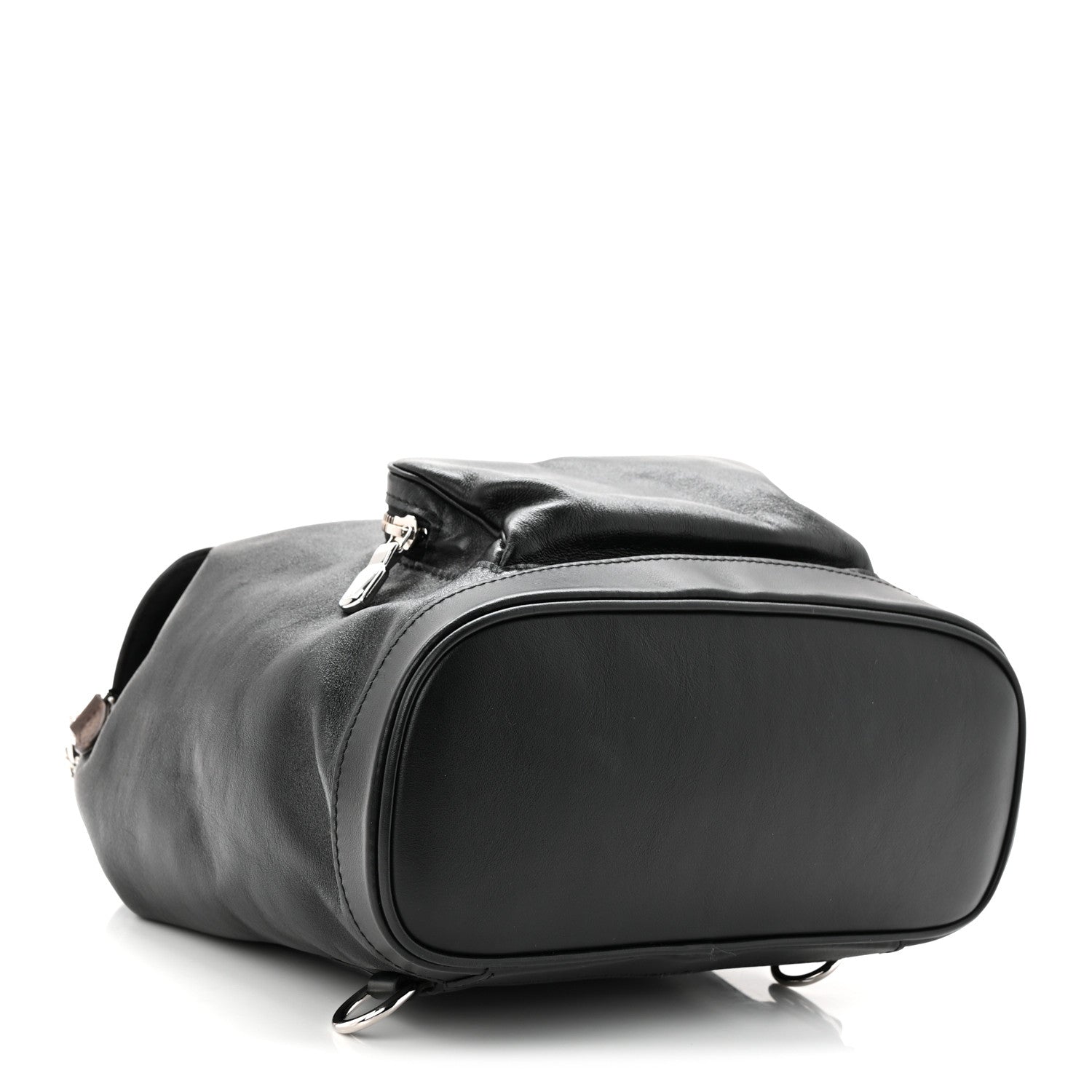 Louis Vuitton Lambskin Monogram Montsouris Vibe PM Black 4 of 9