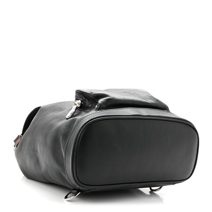 Louis Vuitton Lambskin Monogram Montsouris Vibe PM Black 4 of 9