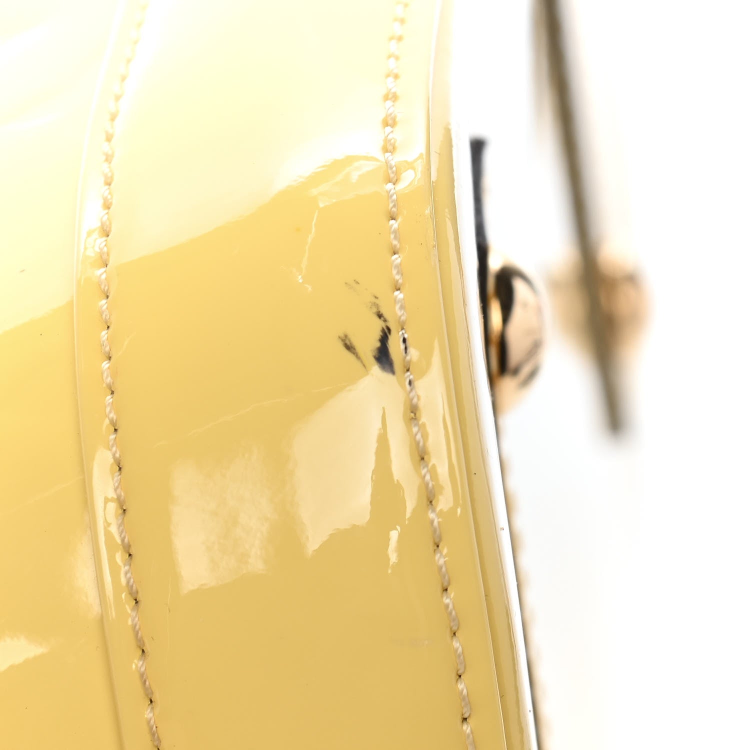 Louis Vuitton Vernis Alma PM Citrine 8 of 11