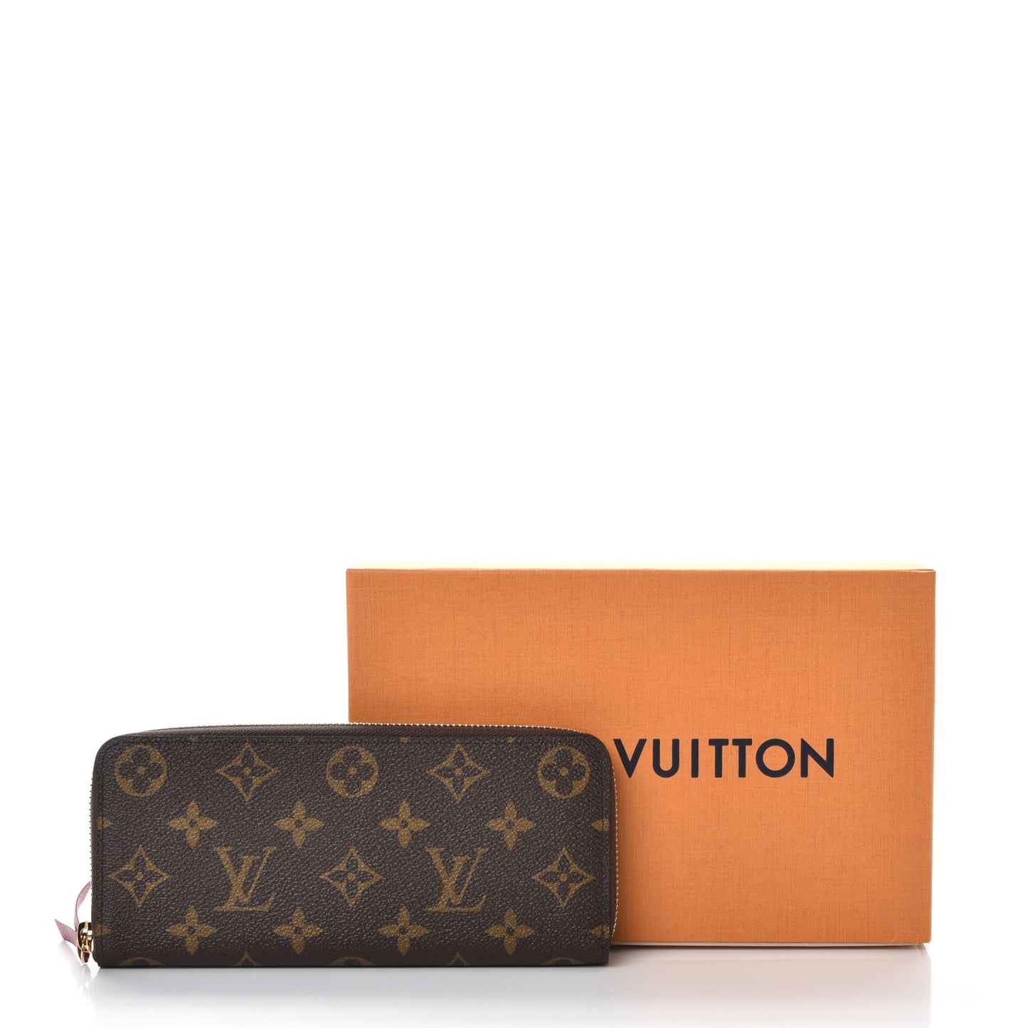 Monogram Clemence Wallet Fuchsia