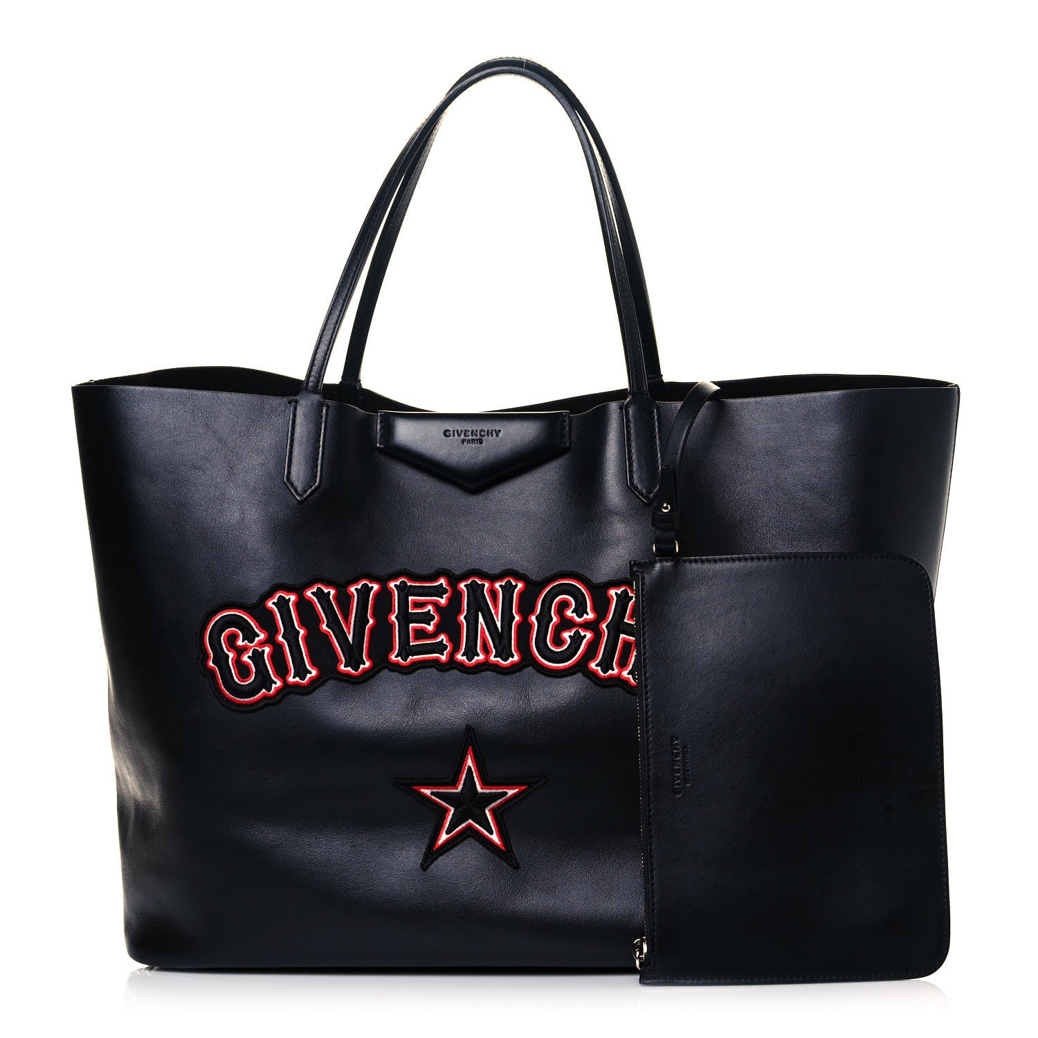 Givenchy Calfskin Gothic Large Antigona Tote Black 1 of 10