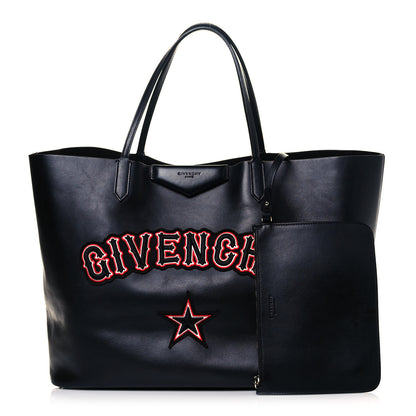 Givenchy Calfskin Gothic Large Antigona Tote Black 1 of 10