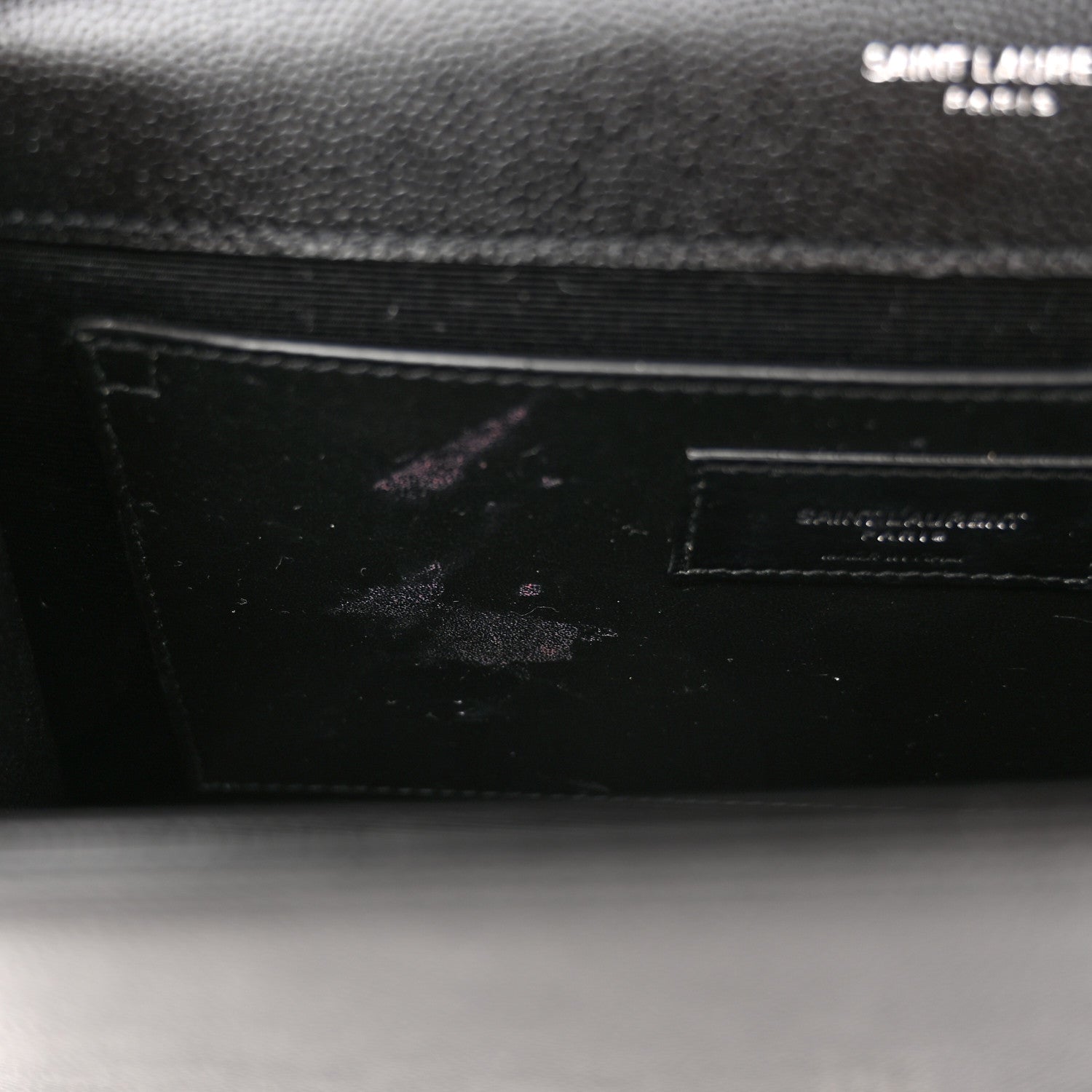 Saint Laurent Smooth Calfskin Medium Classic Monogram Kate Tassel Satchel Black 11 of 11