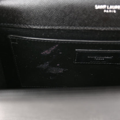 Saint Laurent Smooth Calfskin Medium Classic Monogram Kate Tassel Satchel Black 11 of 11