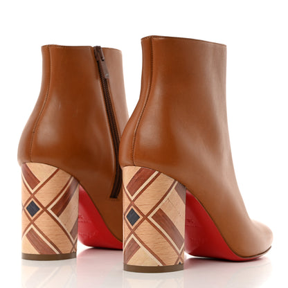 Christian Louboutin Calfskin Sahel 85 Ankle Boots 36 Cuoio 4 of 8