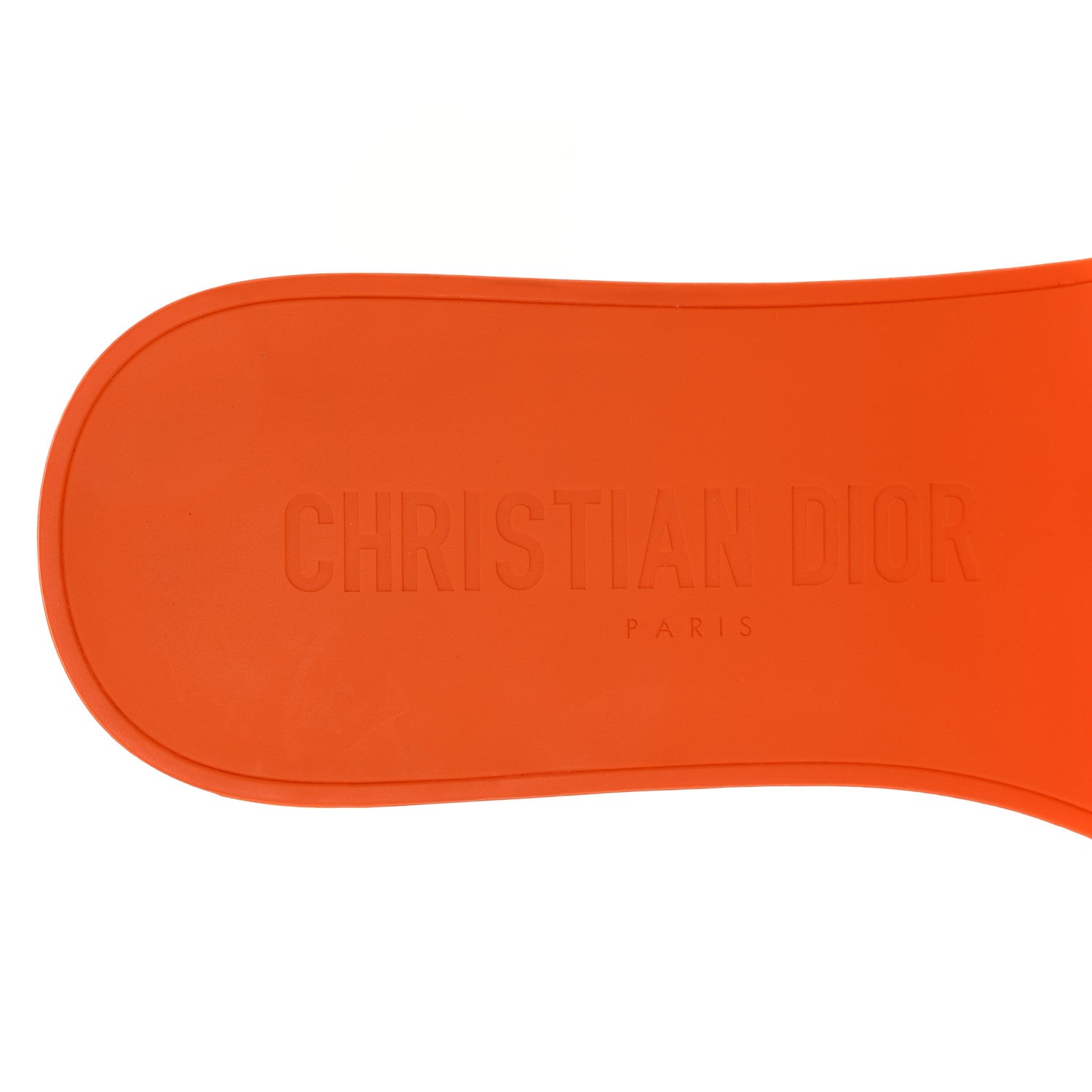 Christian Dior Technical Stretch Fabric Camouflage Dio(r)evolution Slide Sandals 38 Orange Fluo 7 of 10