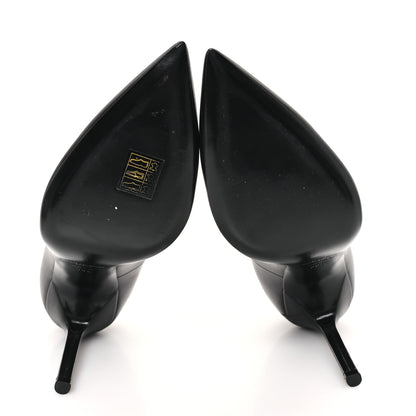 Saint Laurent Calfskin Zoe 105 Pumps 38.5 Black 6 of 10