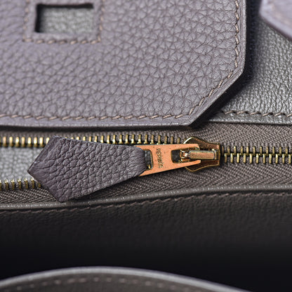Hermes Togo Birkin 35 Etain 28 of 30