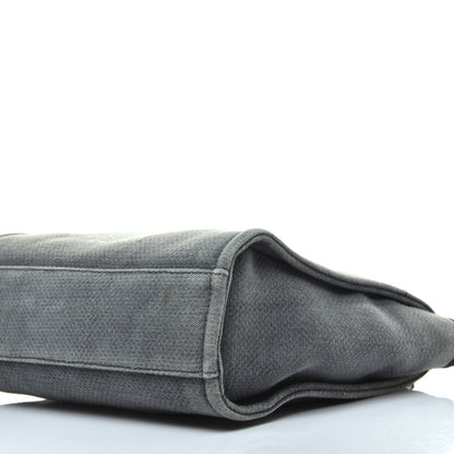 Chanel Canvas Mini Deauville Tote Dark Grey 9 of 9