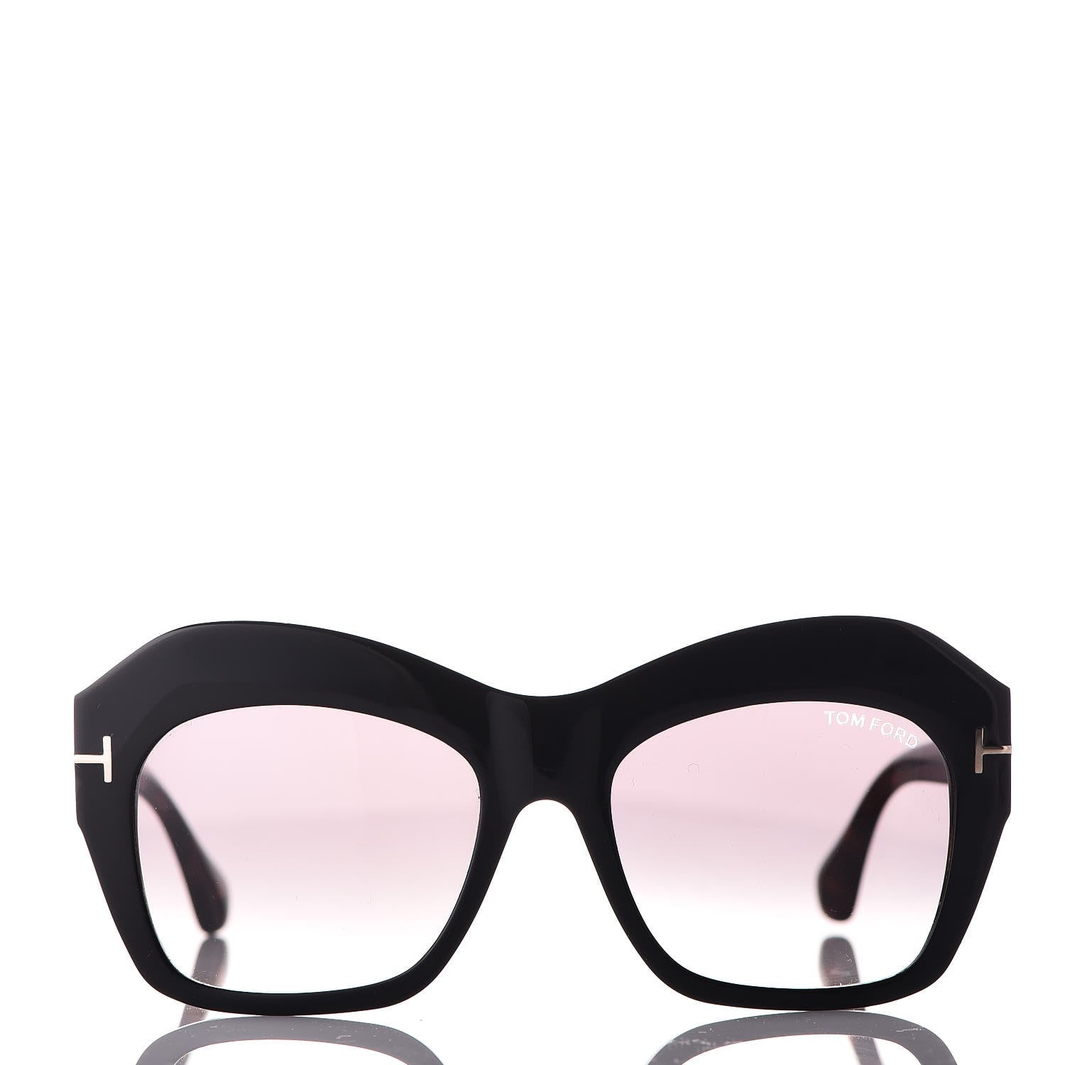 Tom Ford Emmanuelle Sunglasses TF534 Black Havana 2 of 7