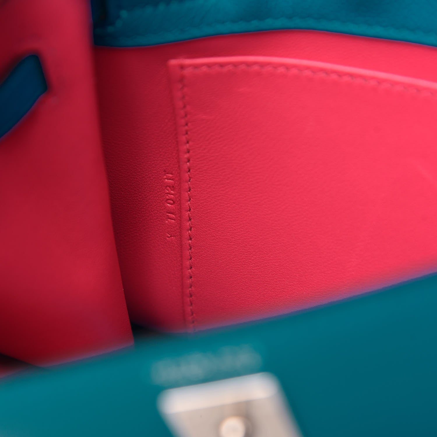 Hermes Evercolor Verso Kelly Danse II Belt Bag Bleu Frida Rose Mexico 7 of 10