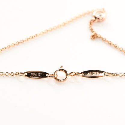 Tiffany 18K Rose Gold Diamond .07ct Elsa Peretti Diamonds by the Yard Bracelet 7 of 7