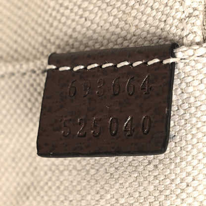 Gucci GG Supreme Monogram Web Medium Savoy Trolley Beige Ebony 6 of 14