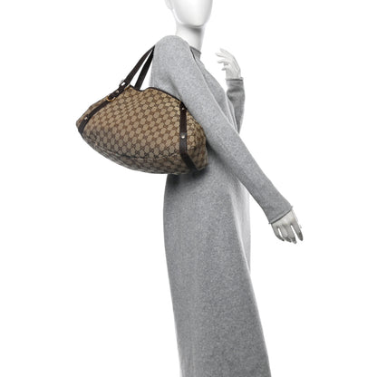 Gucci Monogram Medium Abbey Shoulder Bag Dark Brown 2 of 10