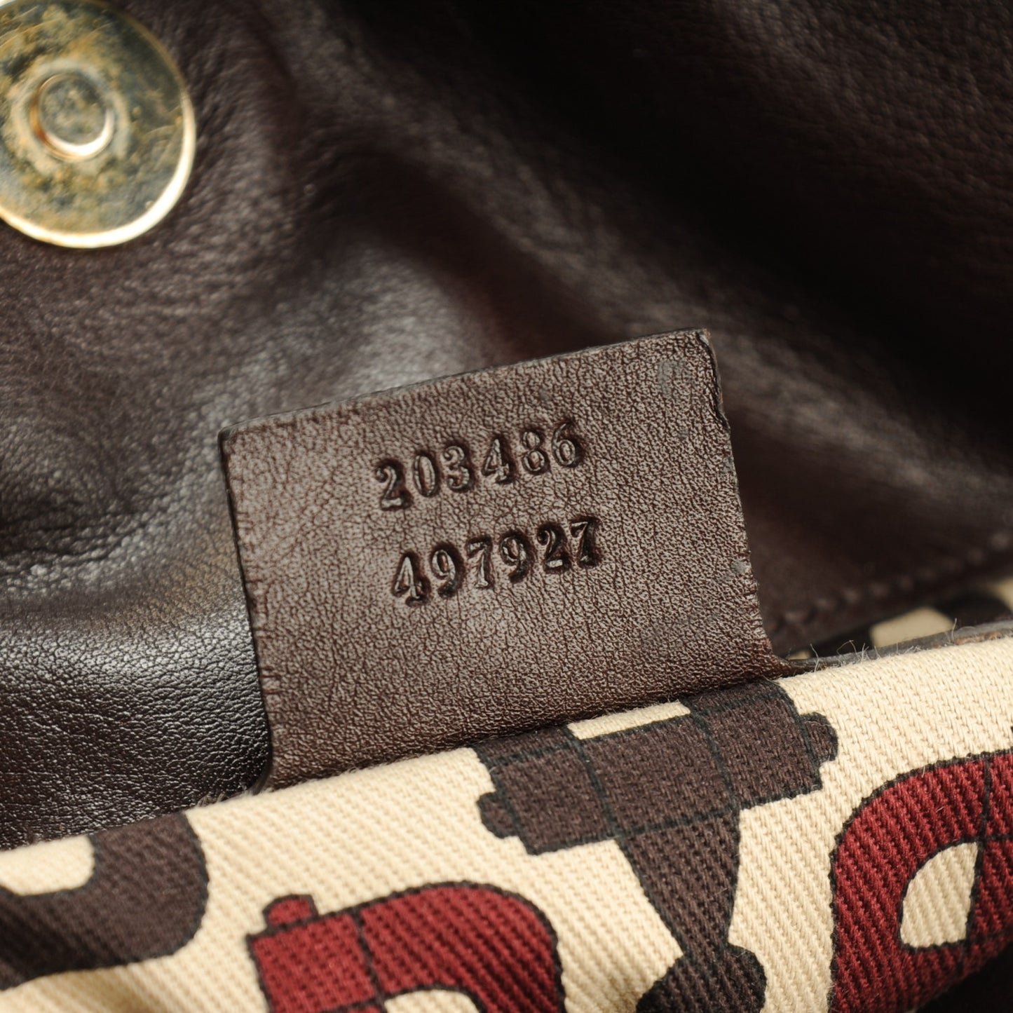 Guccissima Small Hysteria Chocolate