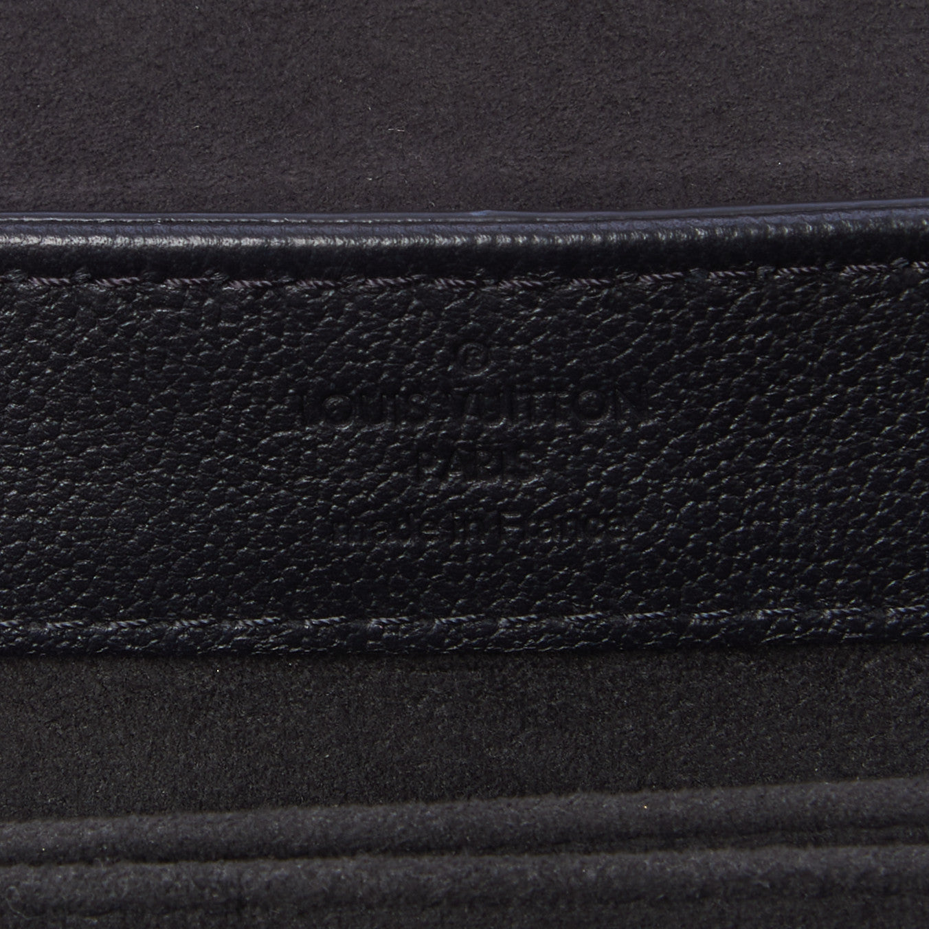 Monogram Cuir Plume Ecume Very Chain Bag Black