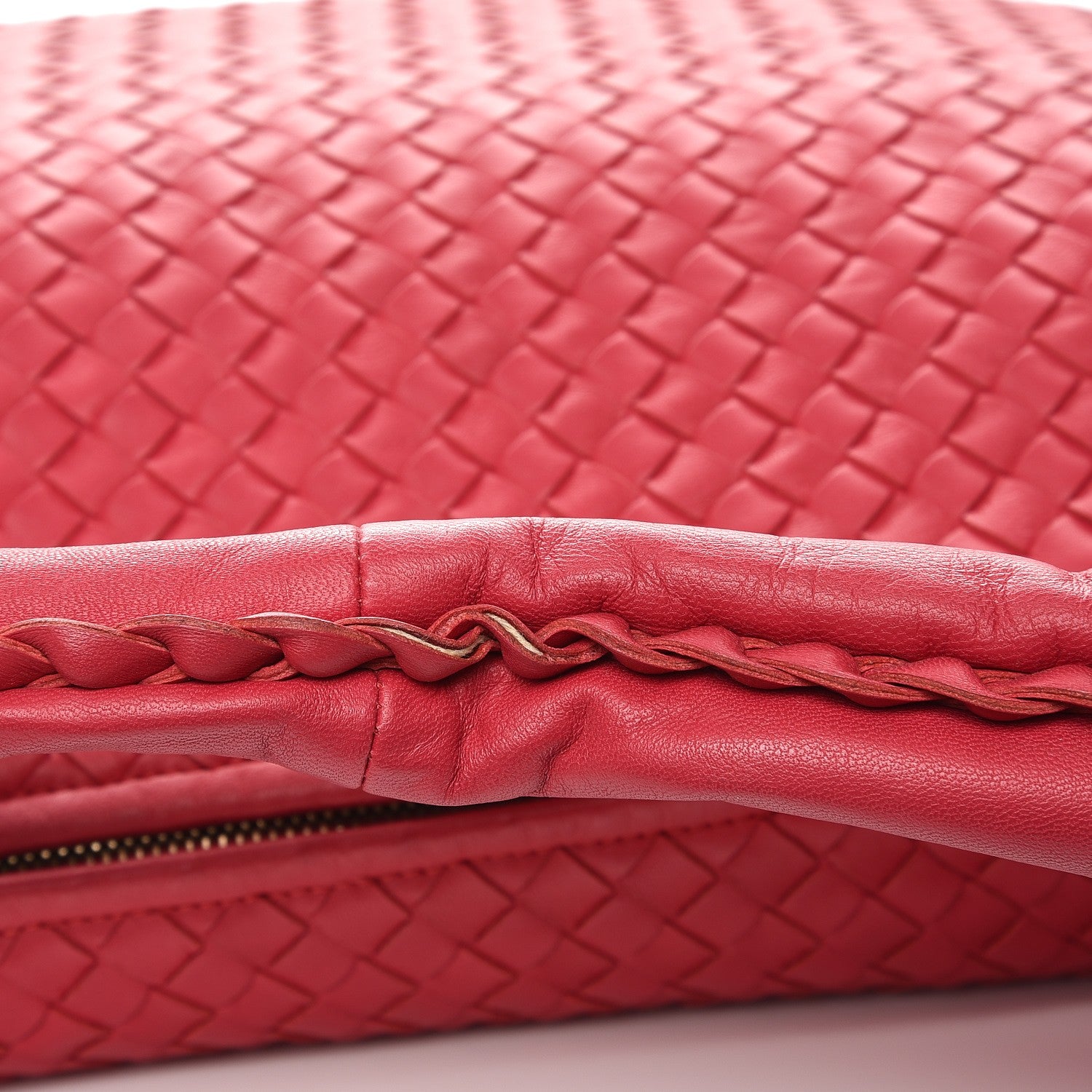 Bottega Veneta Nappa Intrecciato Large Veneta Hobo Fuchsia 12 of 12