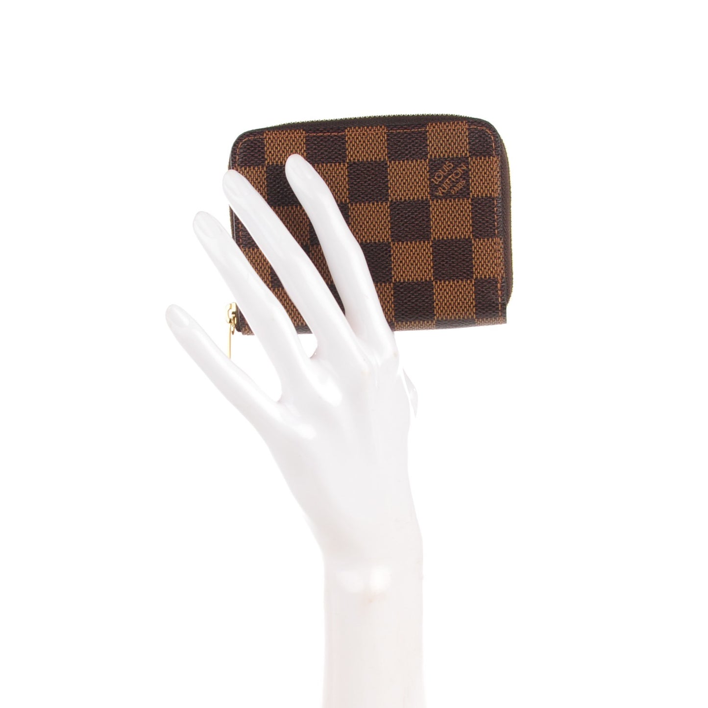 Damier Ebene Zippy Coin Purse