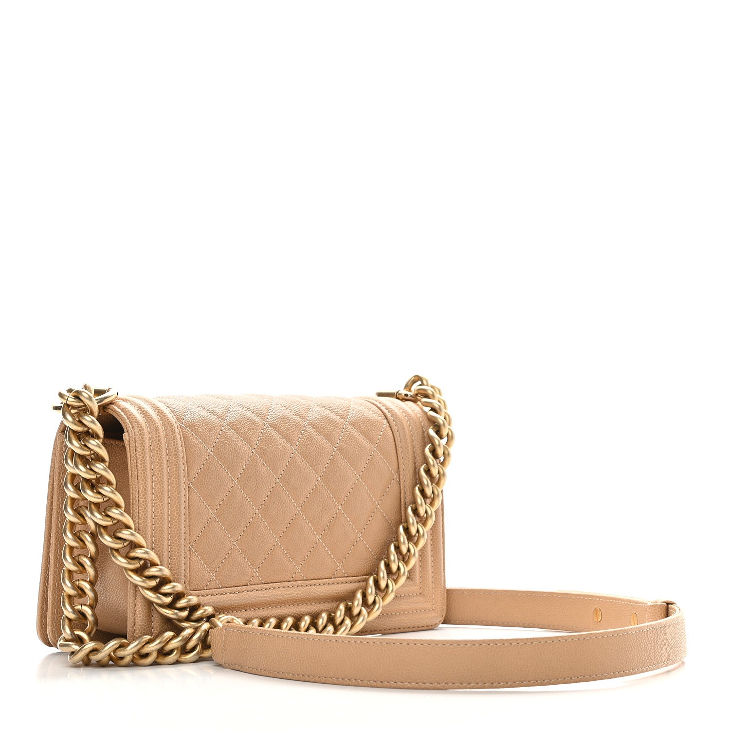Chanel Caviar Quilted Small Boy Flap Brown 2 of 10