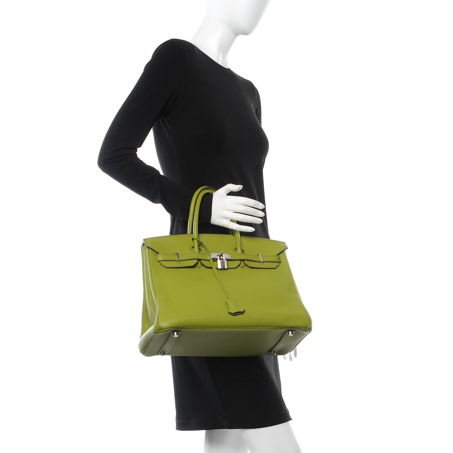 Togo Birkin 35 Vert Anis