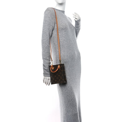Louis Vuitton Monogram Petit Sac Plat 2 of 11