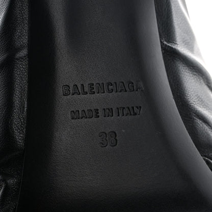 Balenciaga Smooth Nappa Drapy 80mm Sandals 38 Black 8 of 9