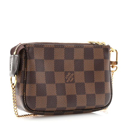 Louis Vuitton Damier Ebene Mini Pochette Accessories 3 of 8