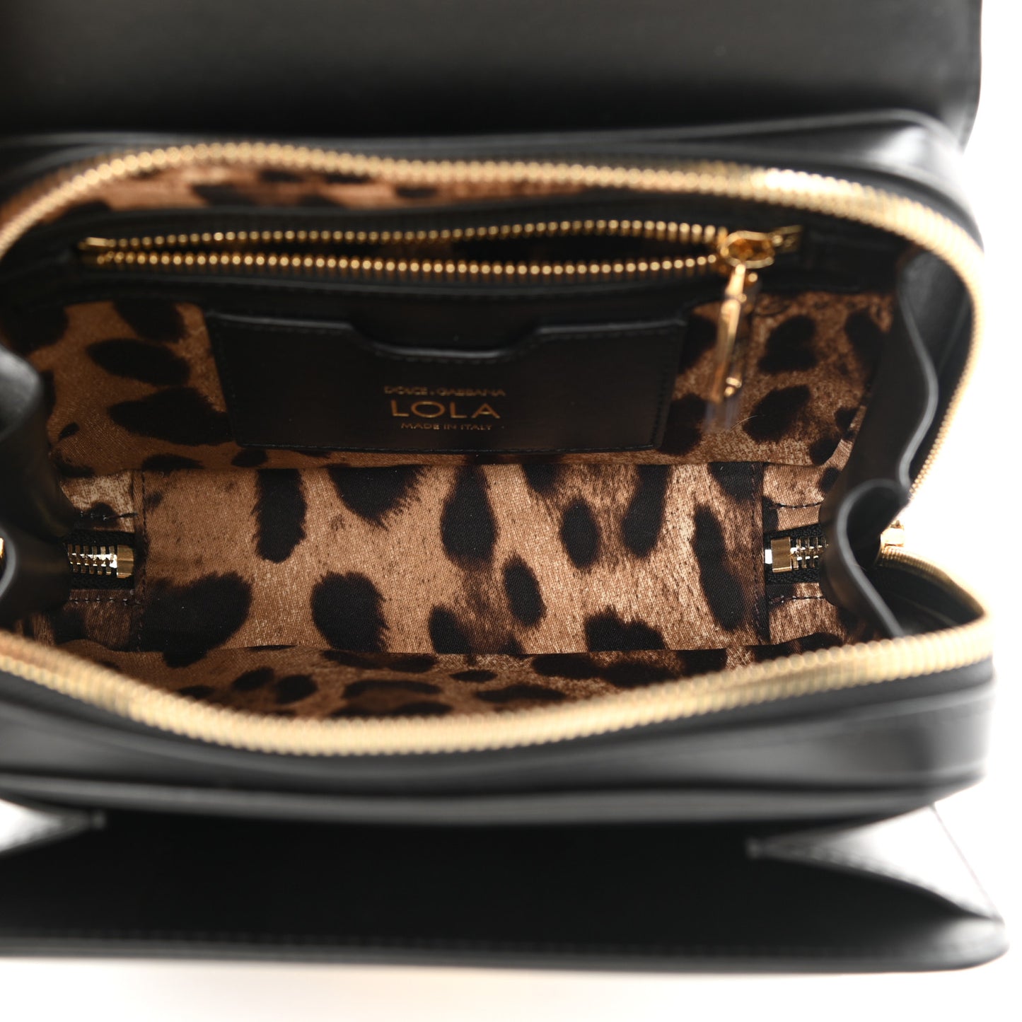 Calfskin Lola Crossbody Bag Black