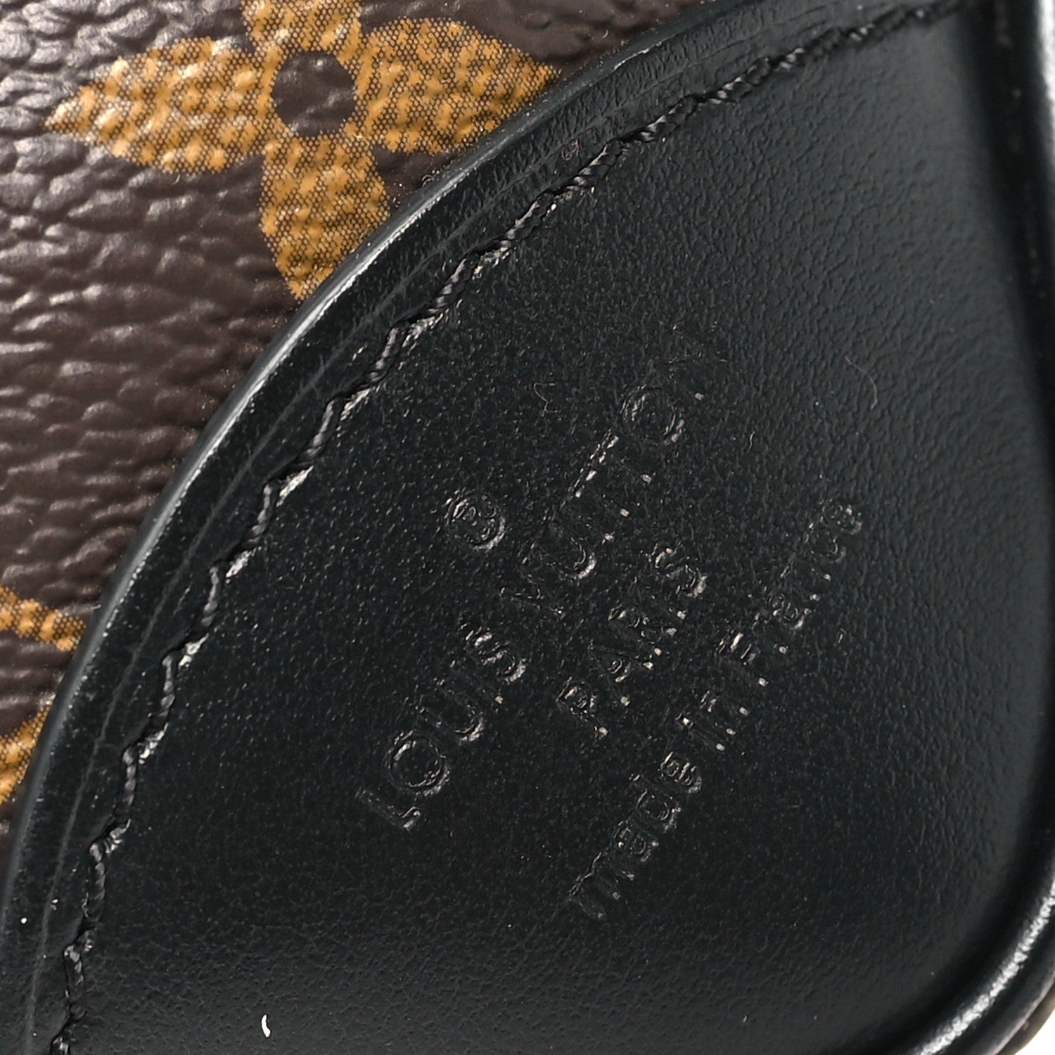 Louis Vuitton Monogram Odeon PM Black 6 of 9