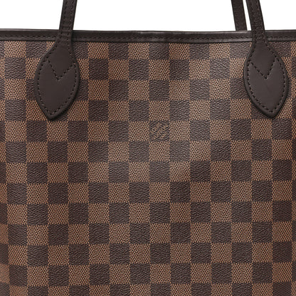 Louis Vuitton Damier Ebene Neo Neverfull MM Rose Ballerine 8 of 12