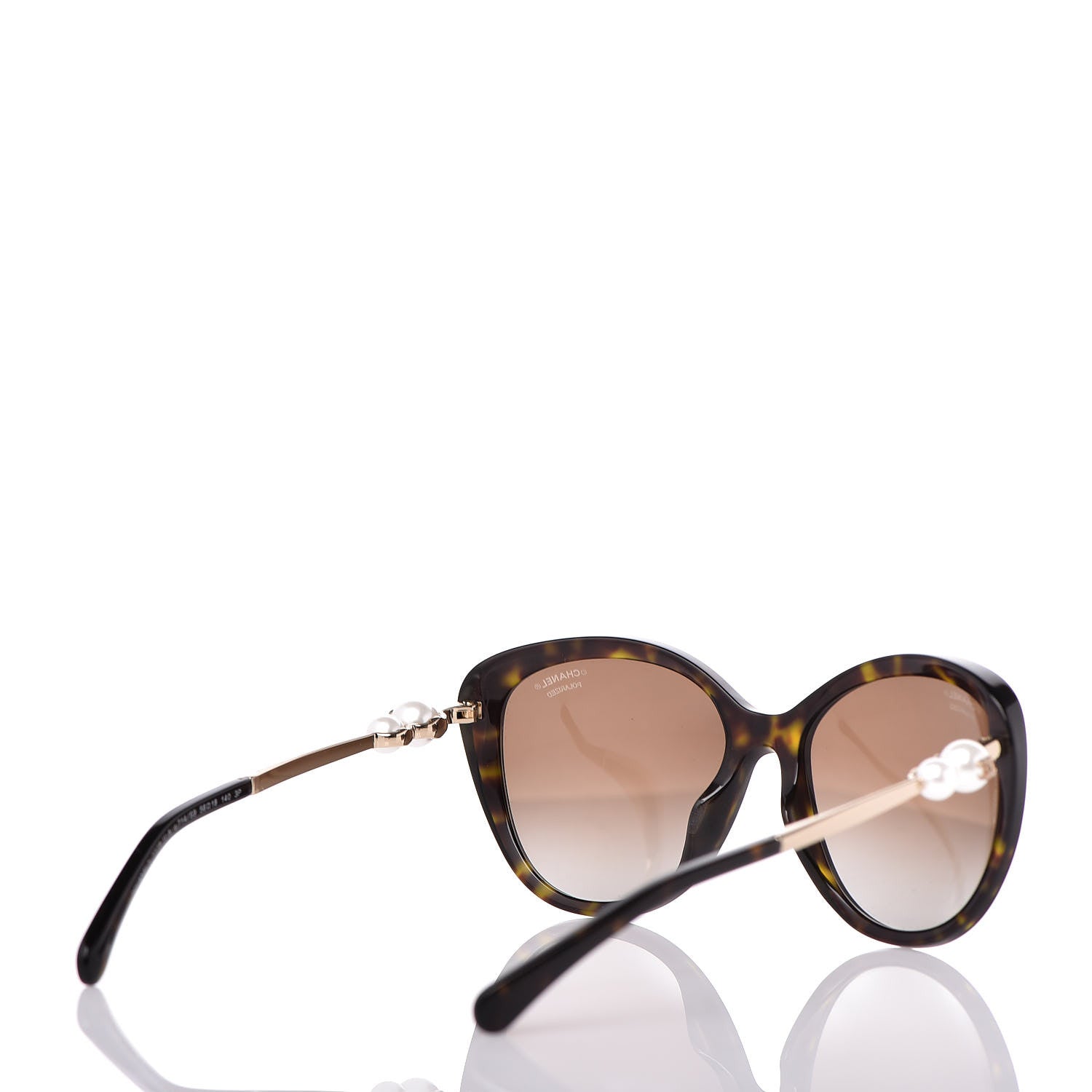 Chanel Pearl Sunglasses 5338-H-A Tortoise 4 of 8