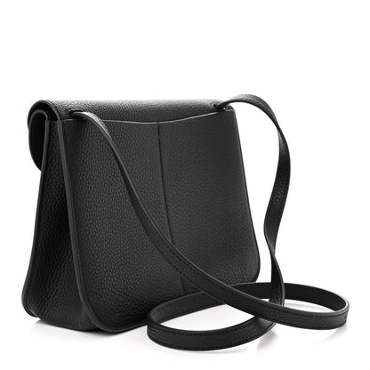 Hermes Taurillon Clemence Halzan 25 Black 4 of 11