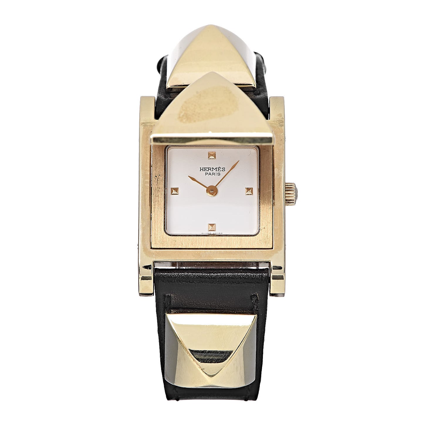 Stainless Steel Barenia 23mm Medor Quartz Watch Noir