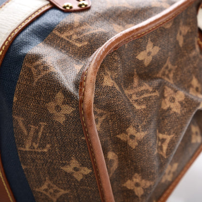 Louis Vuitton Monogram Rayures Tisse Sac GM Blue 15 of 19