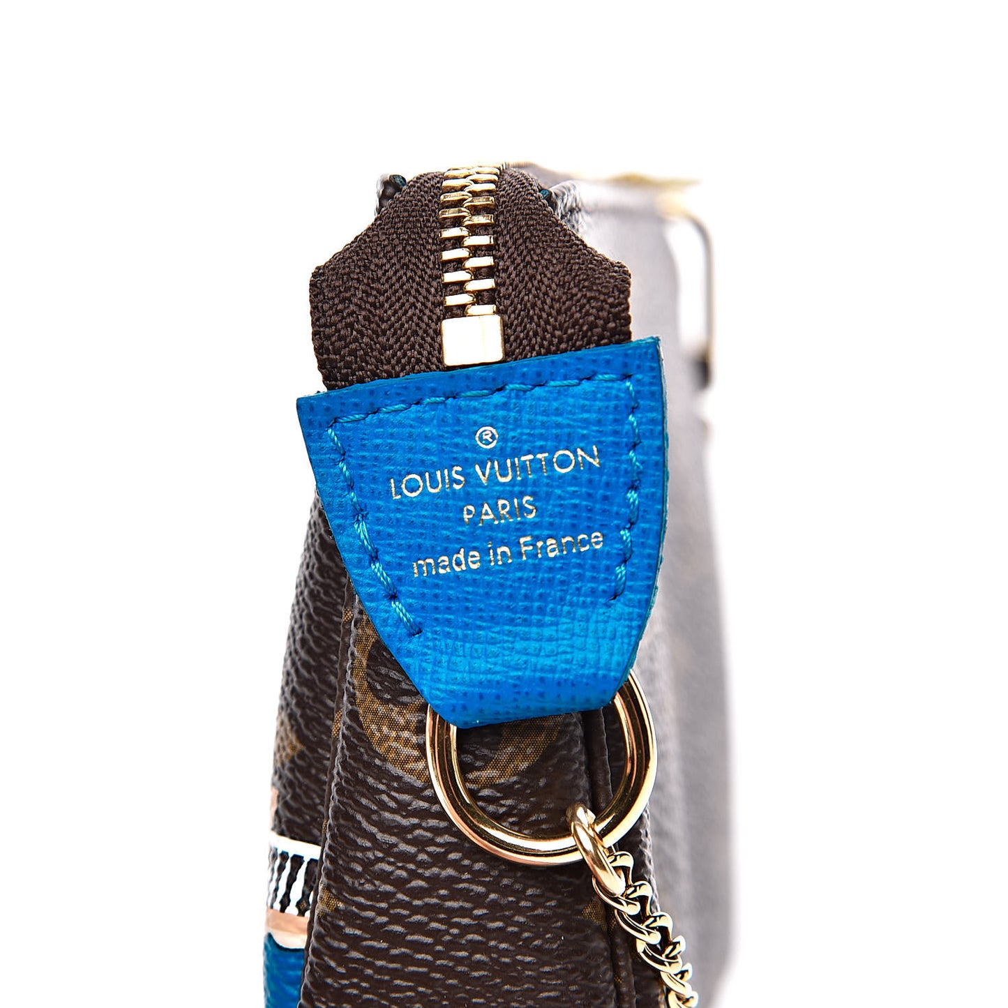 Monogram 2019 Christmas Animation Mini Venice Pochette Accessories Blue