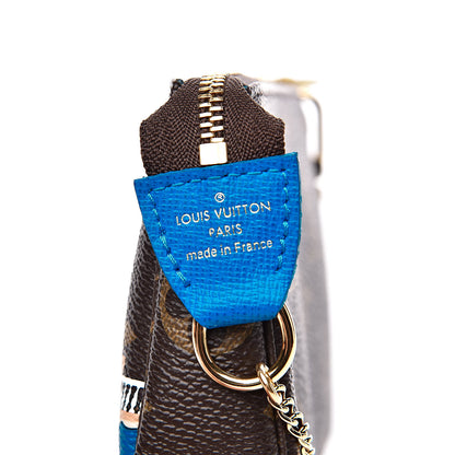 Louis Vuitton Monogram 2019 Christmas Animation Mini Venice Pochette Accessories Blue 7 of 10