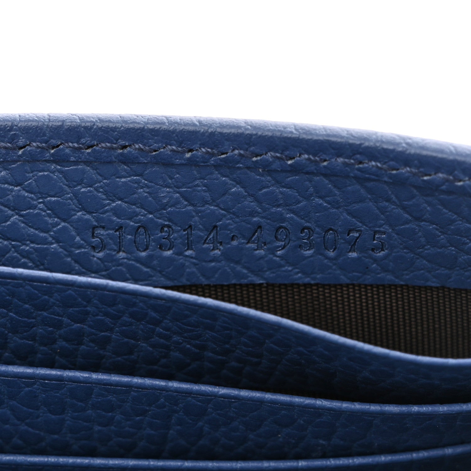 Gucci Dollar Calfskin Interlocking G Chain Wallet Caspian 7 of 11