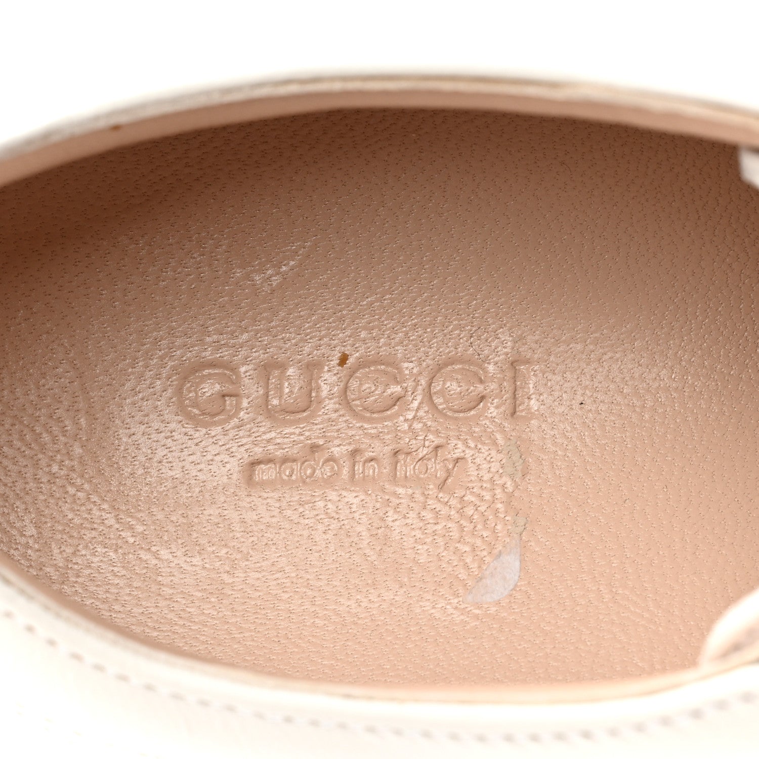 Gucci Calfskin Peggy Platform Sneakers 37 White 6 of 13