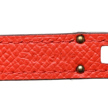 Hermes Epsom Kelly Longue Wallet Orange Poppy 7 of 8