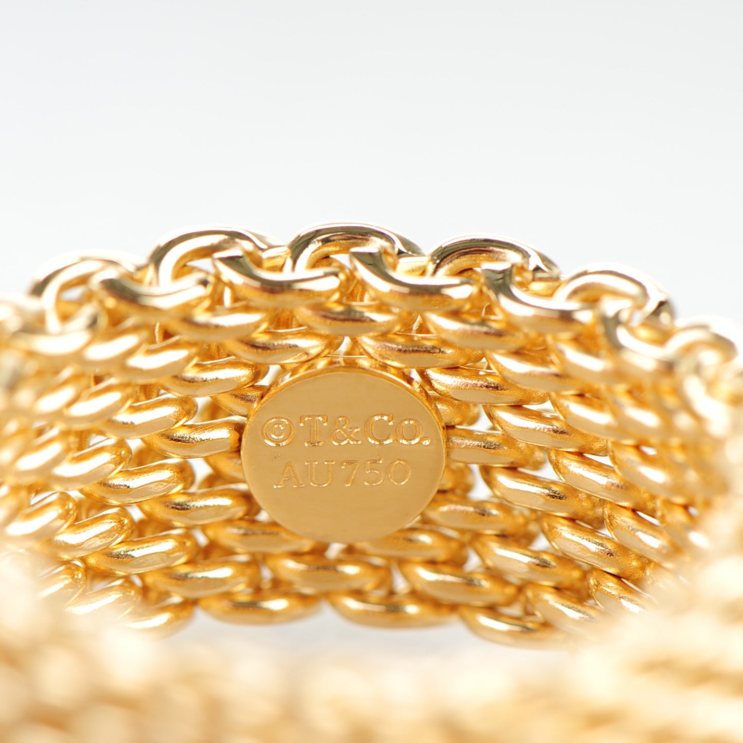 18K Yellow Gold Wide Somerset Ring 6