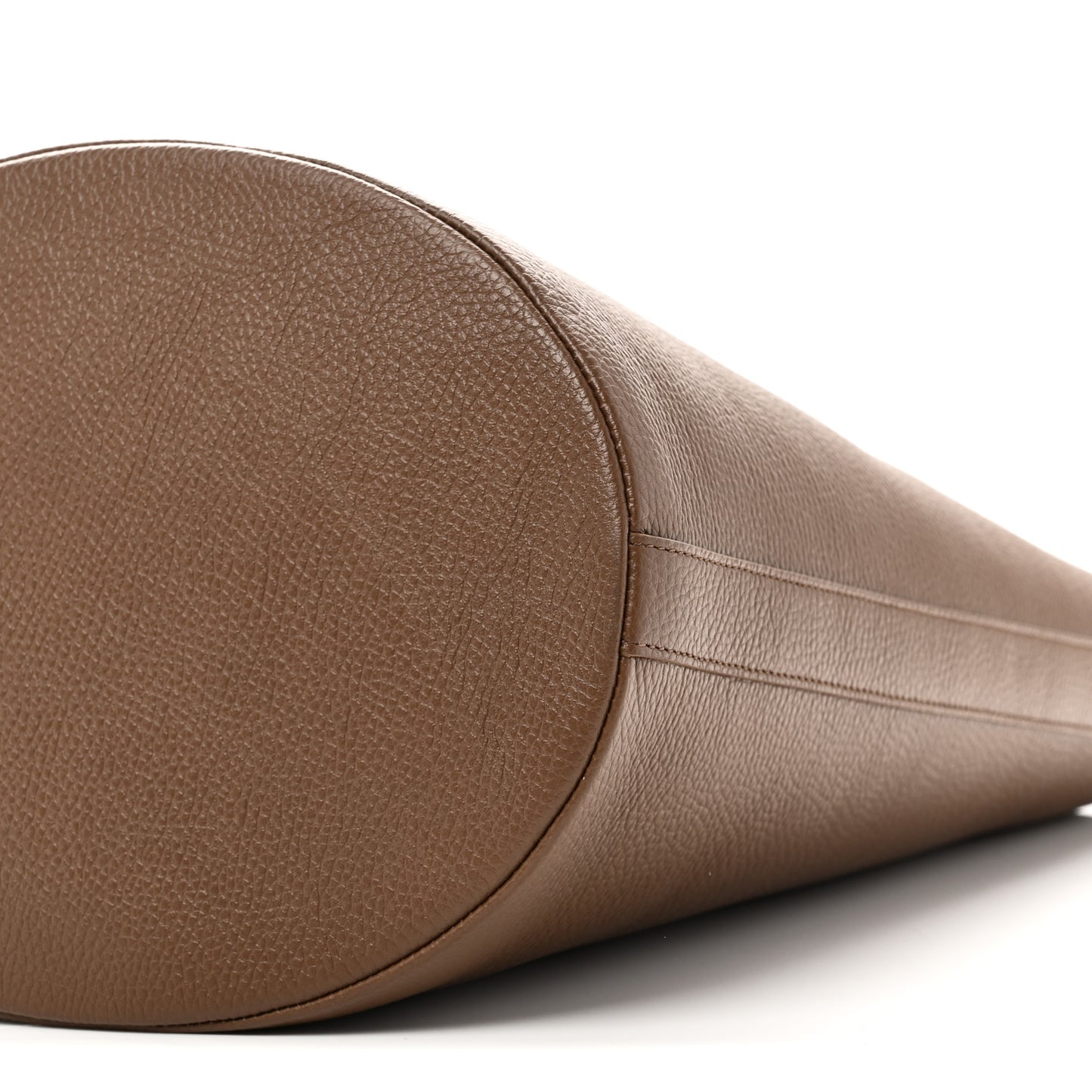 Calfskin Medium Bucket Bag Earth