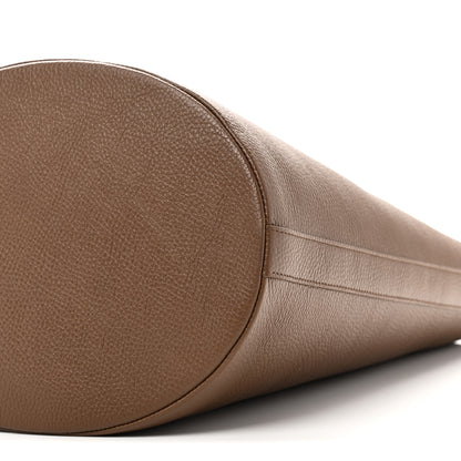 Burberry Calfskin Medium Bucket Bag Earth 9 of 9