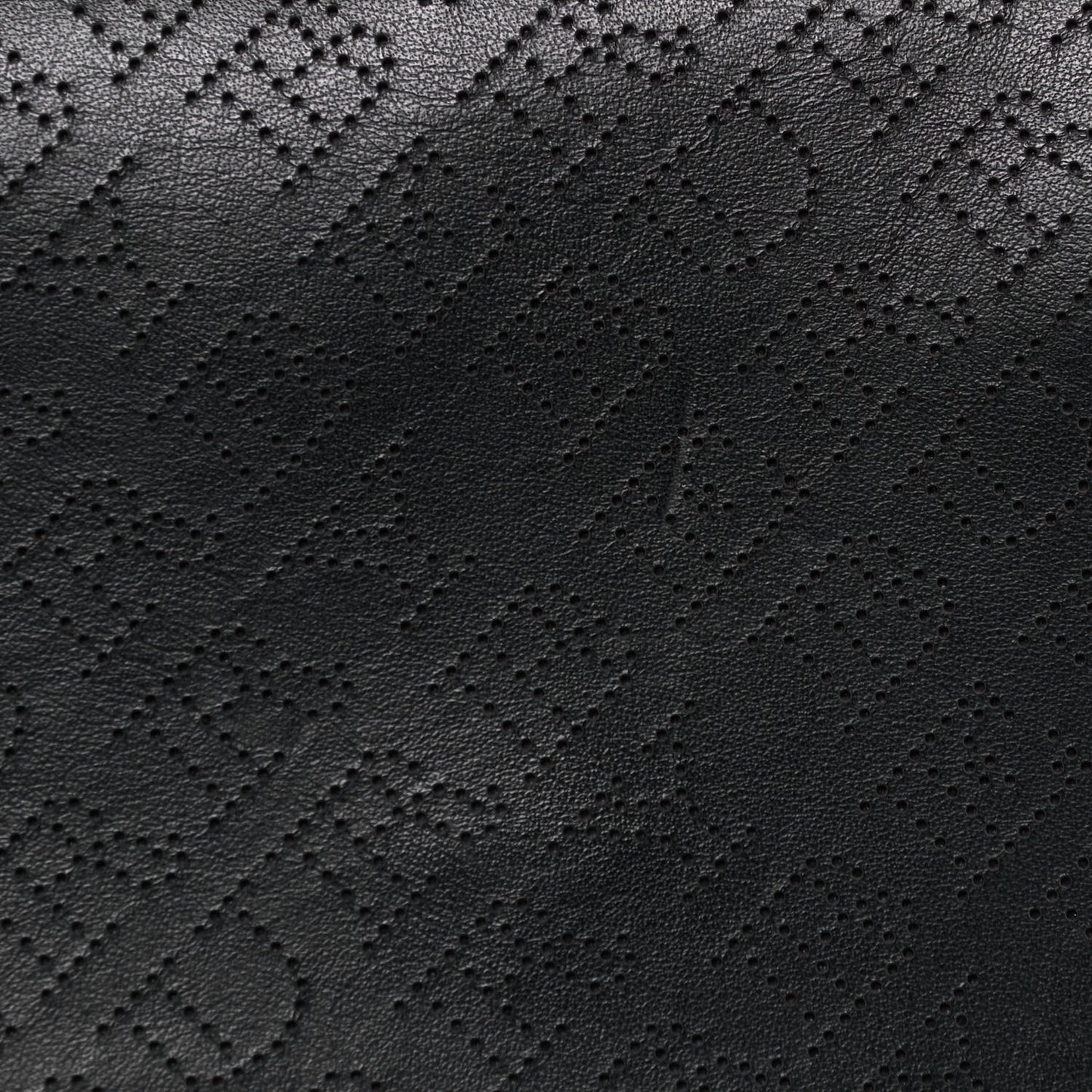 Calfskin Perforated Logo Hampshire Crossbody Black
