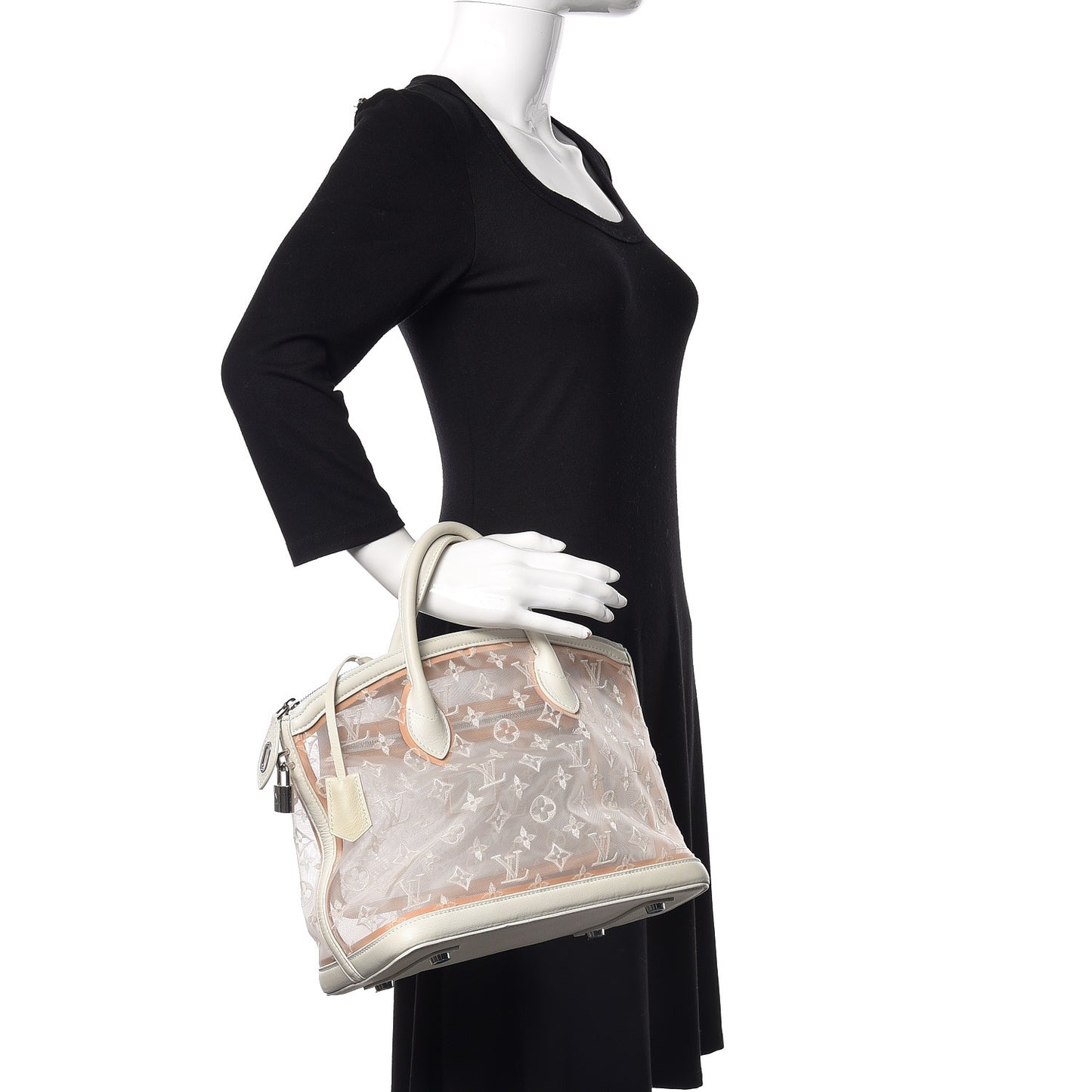 Monogram Transparence Lockit White