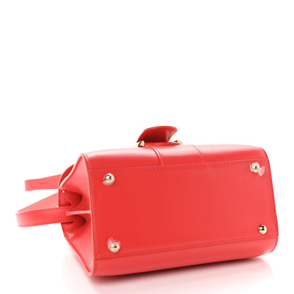 Delvaux Box Calfskin Mini Brillant Satchel Coral 4 of 13
